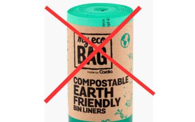No bin liners or food packaging for the green bin – not even compostable ones!